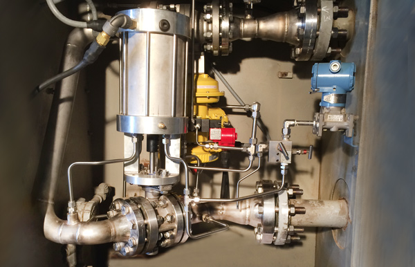 EVOLUTION II-HT G Valve Actuator installed